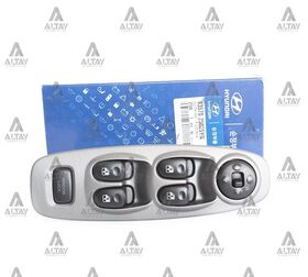 DÜĞME CAM AÇMA 00-02 AYNA AYAR DÜĞMELİ GRİ SOL HYUNDAI ACCENT MOBIS 93570-25020YN
