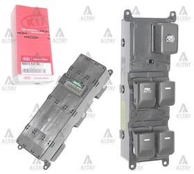 DÜĞME CAM AÇMA SOL 12/- KIA RIO MOBIS 93570-1W130