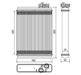 KALORİFER RADYATÖRÜ 08- AUDI A4 BSG 8K0898037A