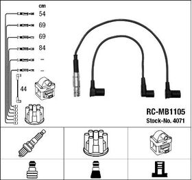 BUJİ KABLOSU 83-93 MERCEDES W124 BERU A1021501918