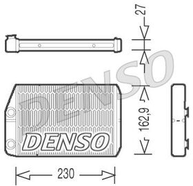 KALORİFER RADYATÖRÜ BRAZING 06- FIAT DUCATO DENSO 77364073