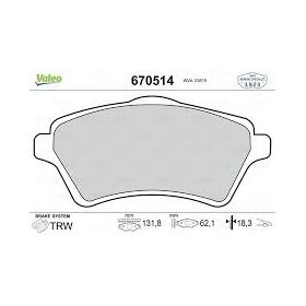 FREN BALATASI ÖN FREELANDER 1  98-06 VALEO SFP000020