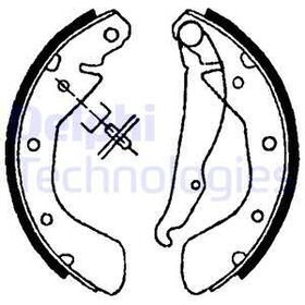 FREN BALATASI ARKA 92- OPEL VECTRA A DELPHI 1605953