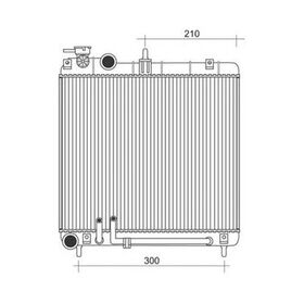 SU RADYATÖRÜ 97-05 HYUNDAI ATOS MANDO 2531002150