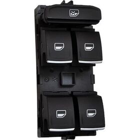 DÜĞME CAM AÇMA (DÖRTLU) KROMLU PASSAT 13/- VW GOLF7 MAHER 5G0959857C