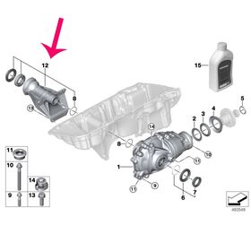 DIFRANSİYEL KULAĞI ÖN 17-21 BMW G20 IOE-BMW 31508639382