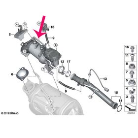 EGZOS RADYATÖRÜ 17- BMW G20 IOE-BMW 11718574815