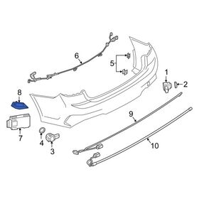 TAMPON BAKALİTİ ARKA SAĞ ALT 17- BMW G20 IOE-BMW 51127933156