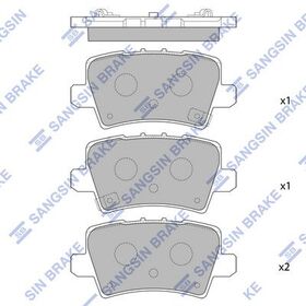FREN BALATASI ARKA 06-11 HONDA CIVIC SANGSIN 43022SMGE01