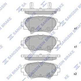 FREN BALATASI ARKA 13-18 MAZDA 3 SANGSIN B4Y02648ZB