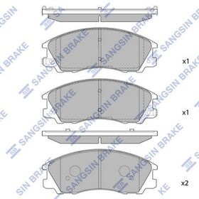 FREN BALATASI ÖN 2001-2006 HYUNDAI TERRACAN SANGSIN 58101H1A10