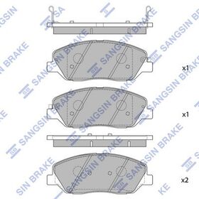 FREN BALATASI ÖN 2006- HYUNDAI SANTAFE SANGSIN 581012BA00
