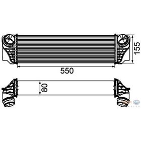 TURBO RADYATÖRÜ 2010-2017 BMW F07 BSG 17117805629