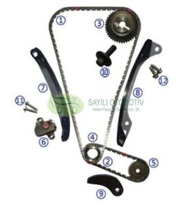 ZİNCİR SETİ 14- 1.2 BENZIN NISSAN QASHQAI VOYER