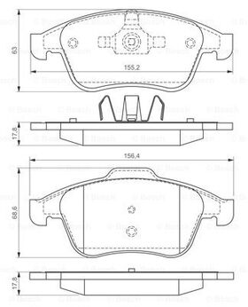 FREN BALATASI ÖN 07- RENAULT LATITUDE BOSCH 410602933R