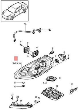 FAR CAMI SAĞ PORSCHE PANAMERA 14-17 97063117254
