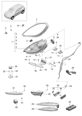 FAR CAMI SAĞ PORSCHE MACAN 14-17 95B941030AG