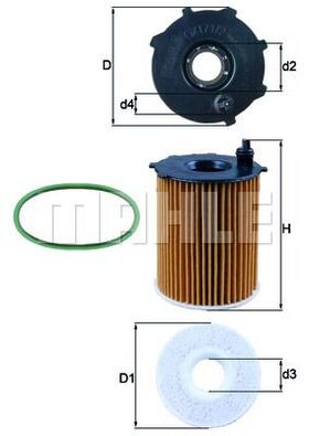 YAĞ FİLTRESİ 16- TOYOTA PROACE MAHLE SU001-A3092