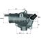 MERCEDES C W203 TERMOSTAT 00- BEHR-T A6462000015